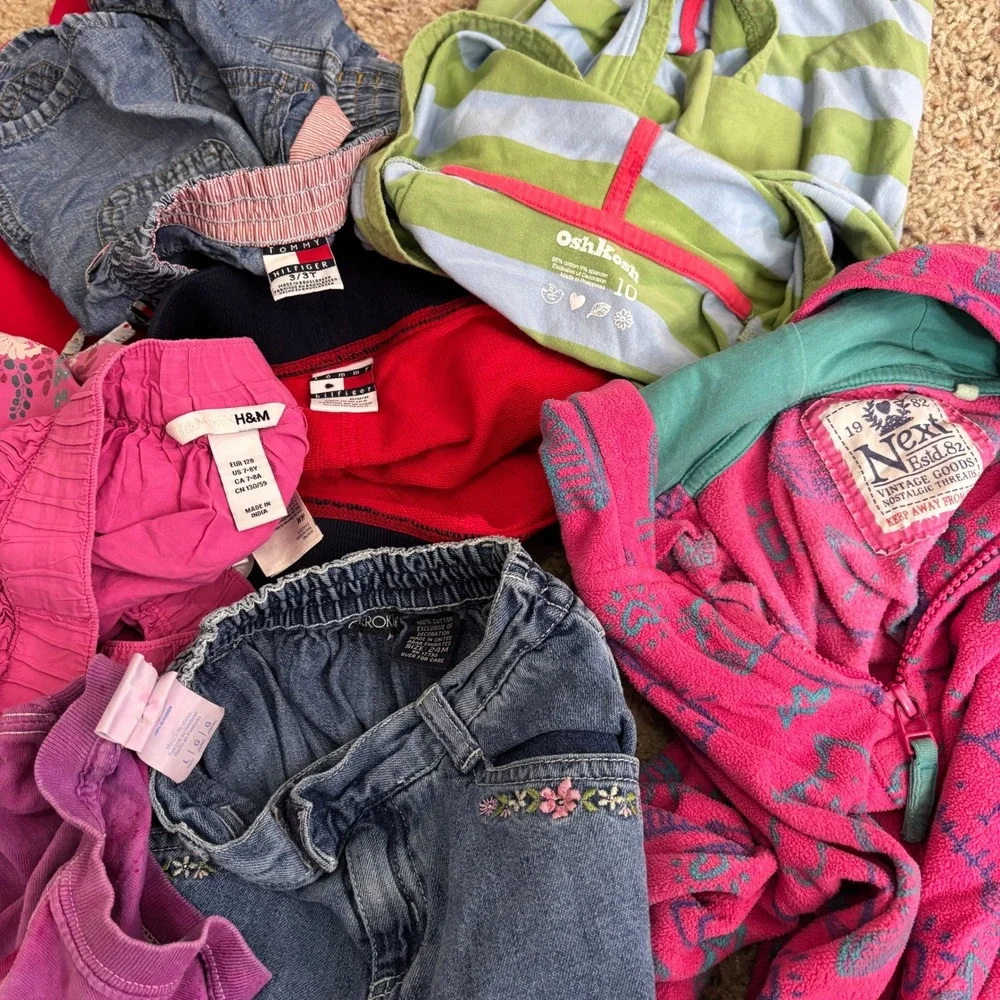 Girls Vintage Y2K Clothing Reseller Bundle 2000s Tommy Hilfiger‎ Osh Kosh H&M